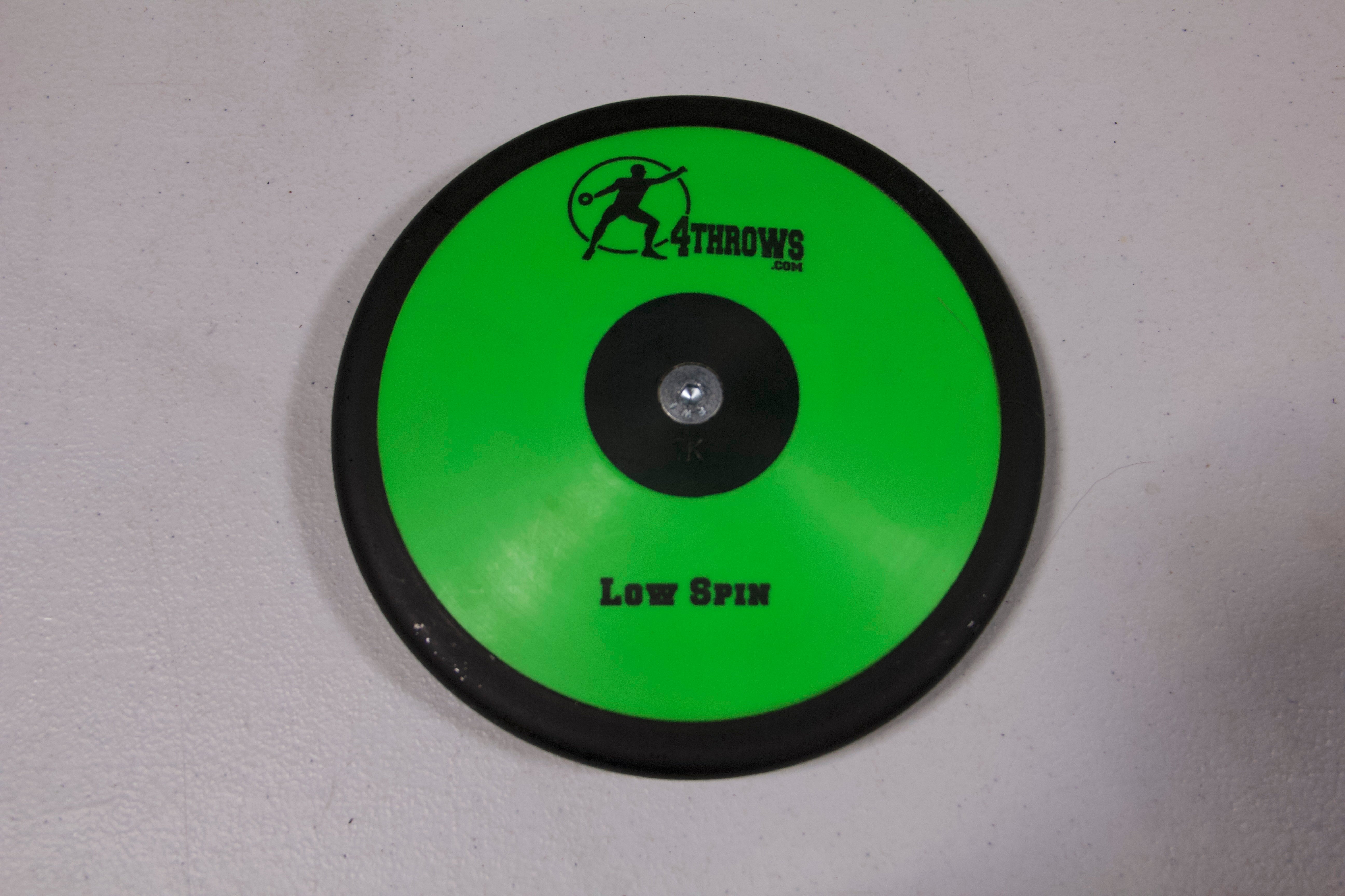 4Throws Low Spin 70% 1kg Discus - Slightly Used/Open Box