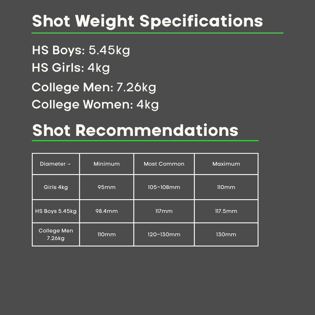 Vinex Super Shot 7.26kg/229 - CLOSEOUT