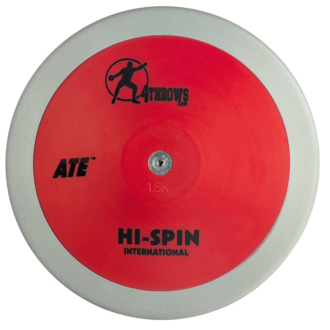 ATE Hi-Spin International Red Steel Rim Discus - 80%