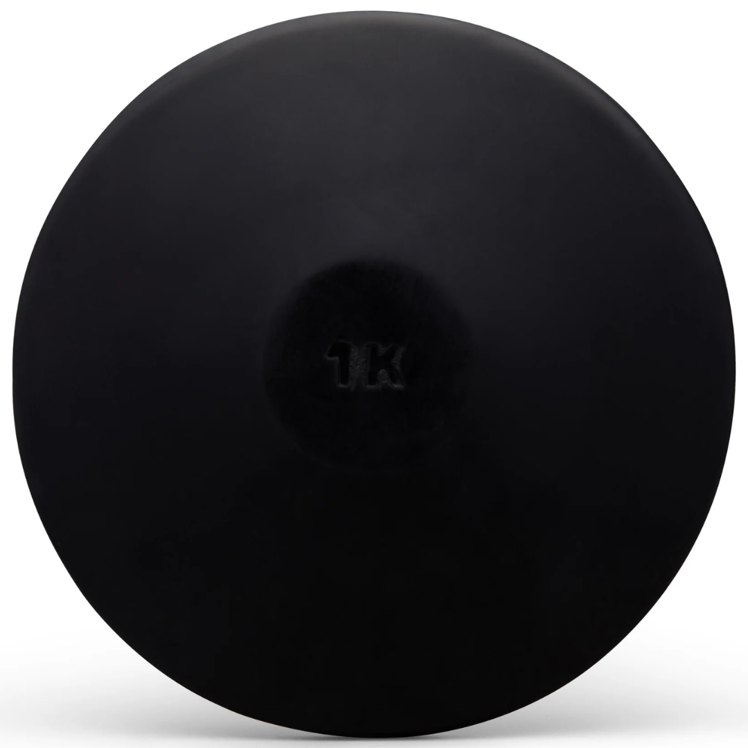 4Throws Black Rubber Discus