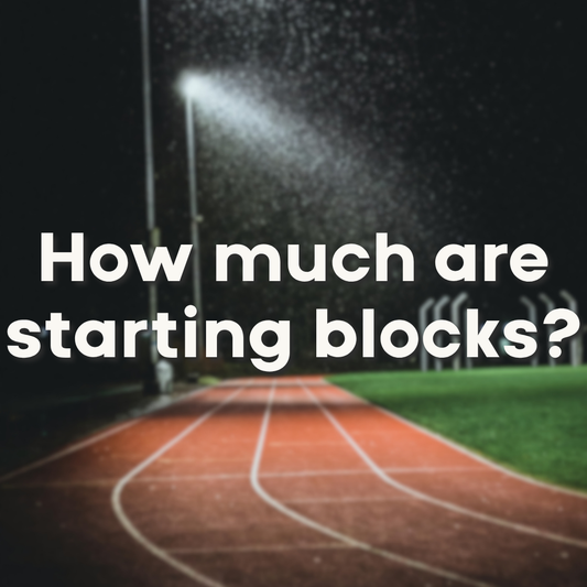 How much are starting blocks for track