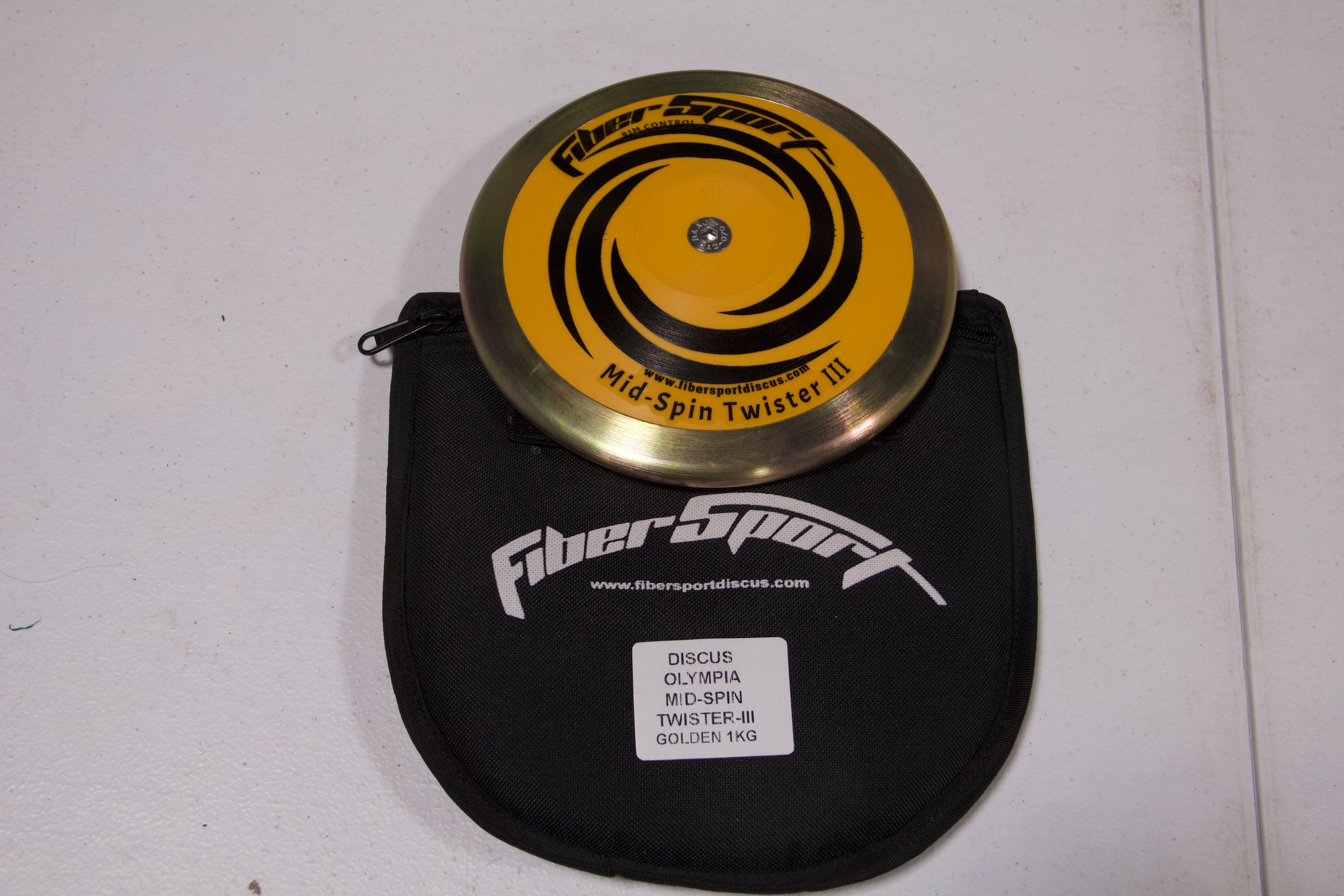 Fibersport 1kg Mid-Spin Twister III Discus - OPEN BOX