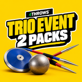 Trio Event 2 Packs | Track and Field Equipment | 4Throws