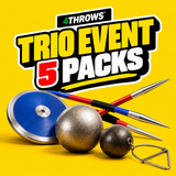 Trio Event 5 Packs | Track and Field Equipment | 4Throws