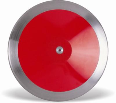 Red - 85% Rim Weight Discus - 1KG - CLOSEOUT