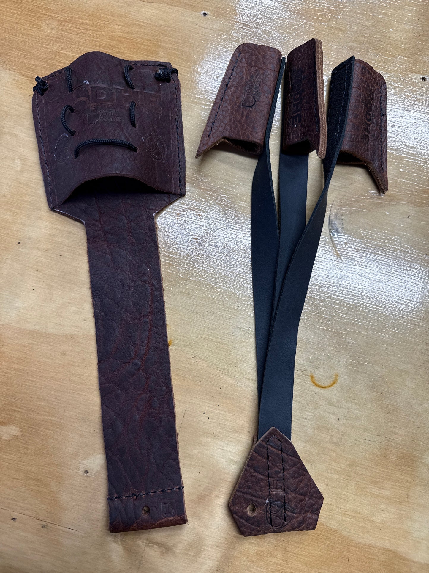Bison Leather for Shot Put
