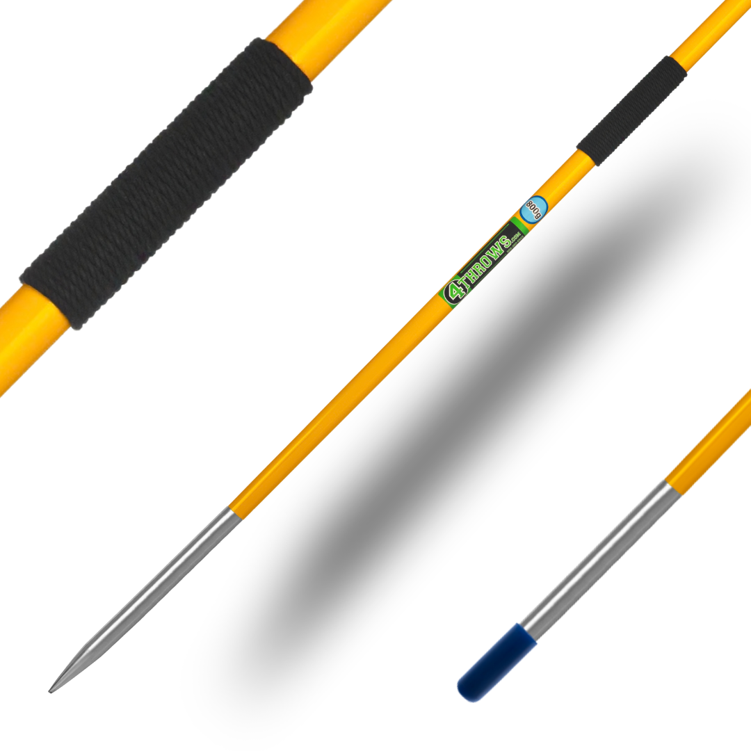 4Throws Shorty 8OO Gram Training Javelin