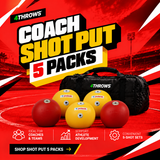 Coach Shot Put 5 Packs | Team Training Equipment | 4Throws