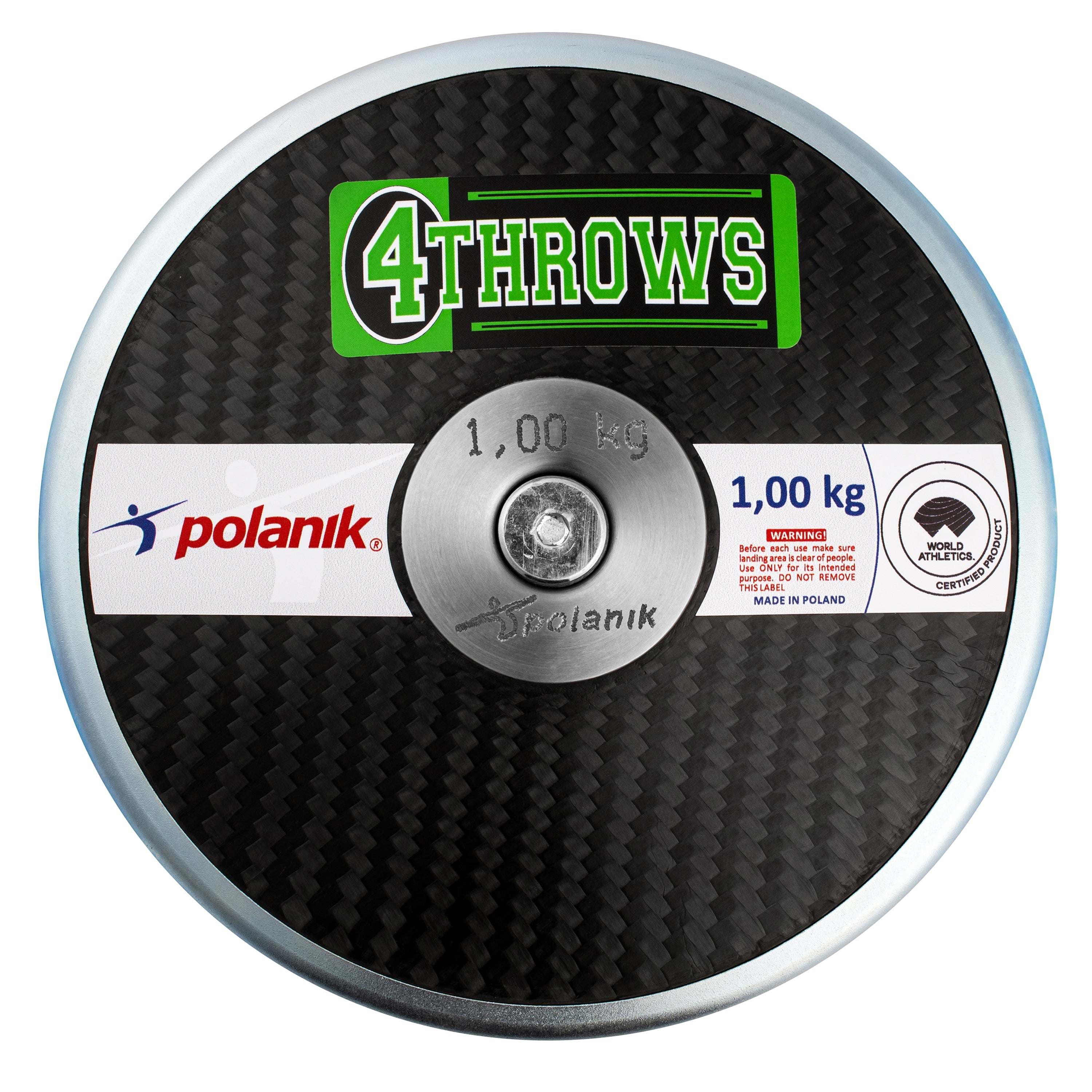 Polanik Carbon Fiber Steel Rim Discus - 85% | 4Throws | This elite ...
