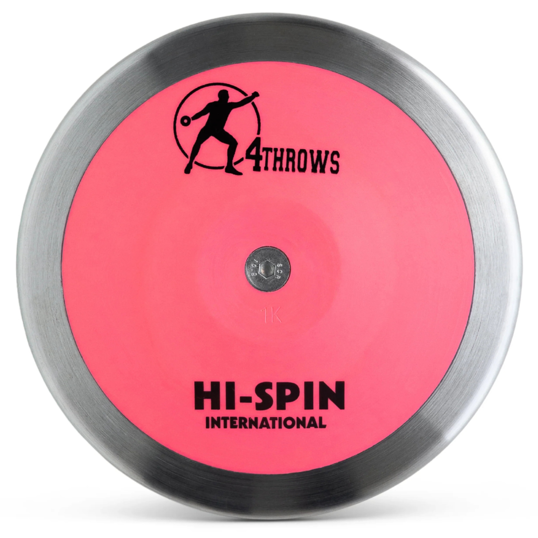 ATE 1KG Hi-Spin International Pink Steel Rim Discus - 80%
