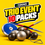 Trio Event 10 Packs | Track and Field Equipment | 4Throws