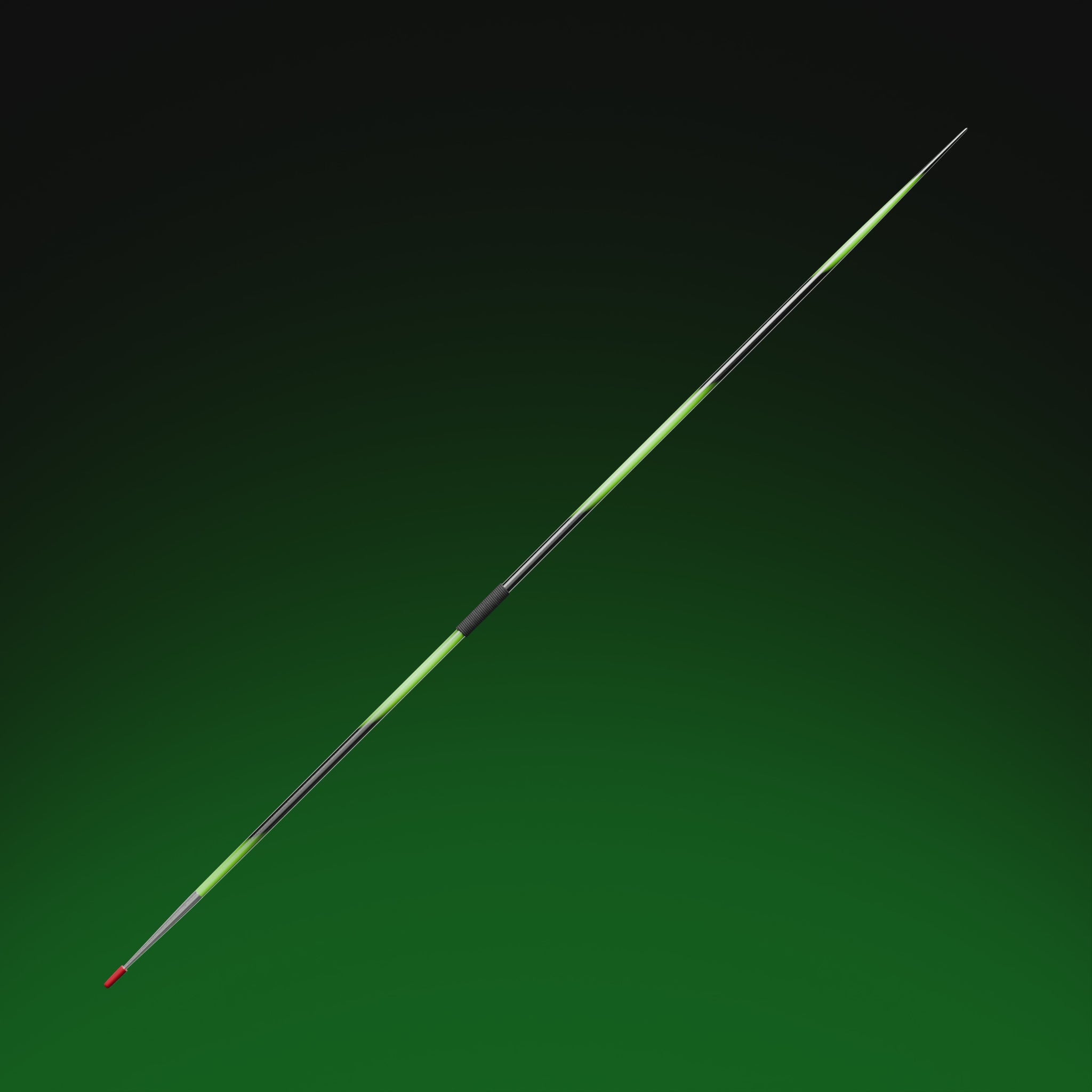 Green rubber tip animation