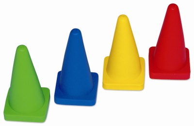Cones 4 Inch - Flexible (IAAF)
